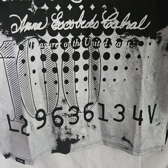 Graphic Long Sleeve Shirt with Colorful Text - Picture 3 of 4